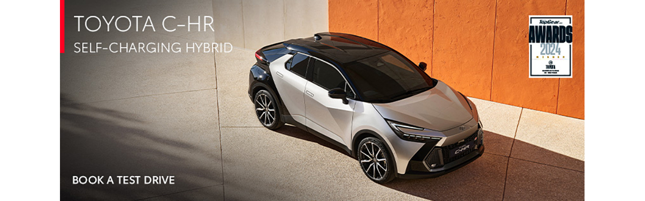 Toyota C-HR self charging hybrid, book a test drive at HW Moon Toyota