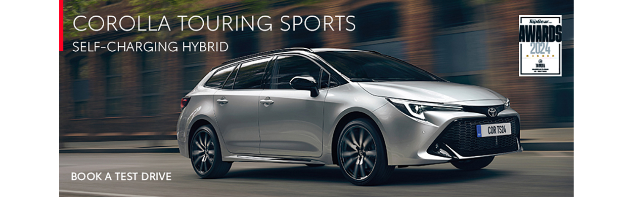 Toyota Corolla Touring Sports self charging hybrid, book a test drive at HW Moon Toyota